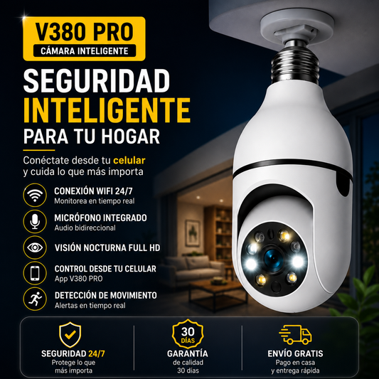 CAMARA DE VIGILANCIA INTELIGENTE - PROTEGE A TU FAMILIA ANTES DE QUE SEA DEMASIADO TARDE
