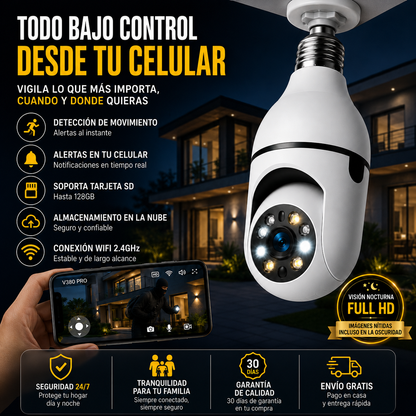 CAMARA DE VIGILANCIA INTELIGENTE - PROTEGE A TU FAMILIA ANTES DE QUE SEA DEMASIADO TARDE