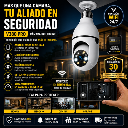 CAMARA DE VIGILANCIA INTELIGENTE - PROTEGE A TU FAMILIA ANTES DE QUE SEA DEMASIADO TARDE