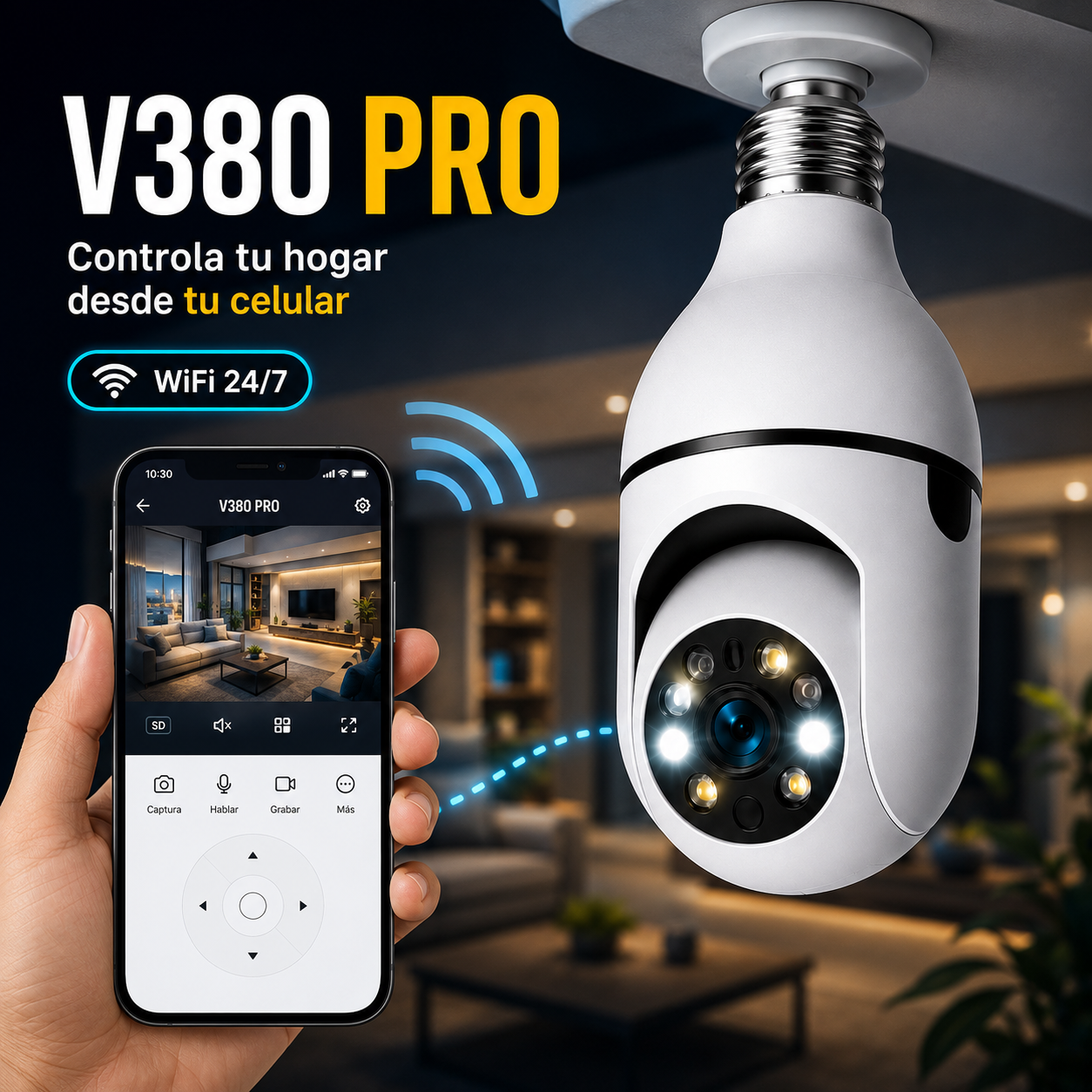 CAMARA DE VIGILANCIA INTELIGENTE - PROTEGE A TU FAMILIA ANTES DE QUE SEA DEMASIADO TARDE